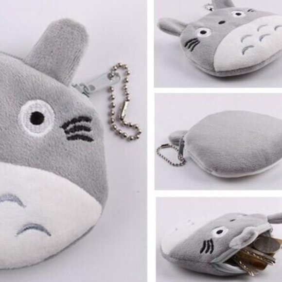 1 NEW MY NEIGHBOR TOTORO PLUSH ZIPPER POUCH ANIME - Picture 2 of 6